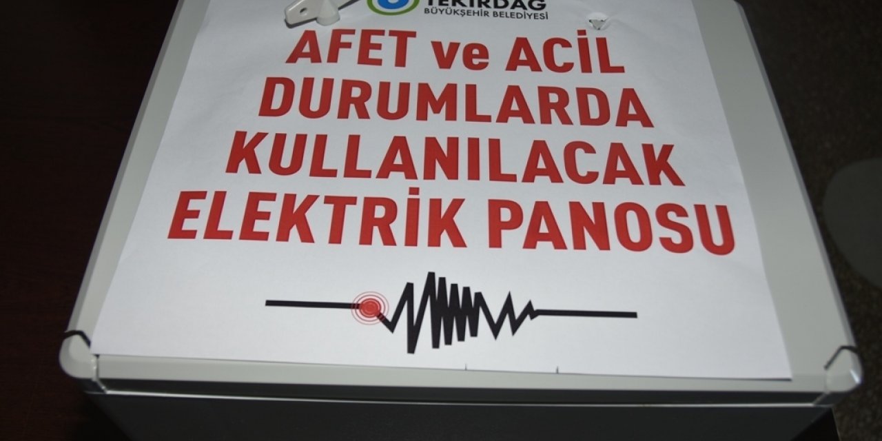 TEKİRDAĞ BÜYÜKŞEHİR'İN DEPREME HAZIRLIK ÇALIŞMALARI DEVAM EDİYOR