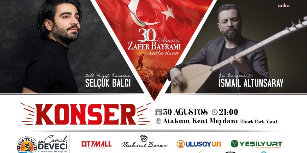 ZAFER COŞKUSU ATAKUM’DA YAŞANACAK