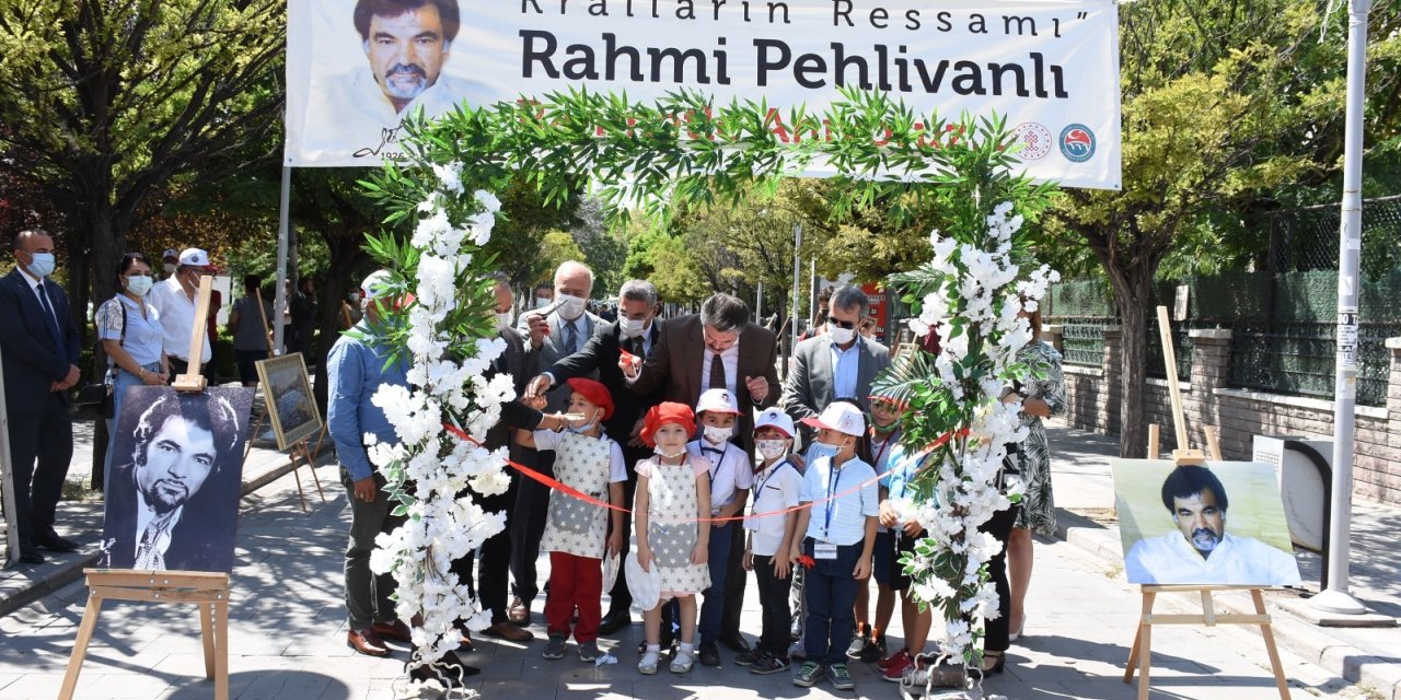 ‘KRALLARIN RESSAMI’ RAHMİ PEHLİVANLI MEMLEKETİ KIRIKKALE’DE ANILDI