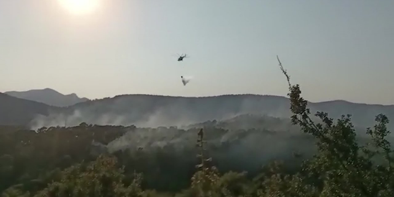 MUĞLA SEYDİKEMER’DE ORMAN YANGINI