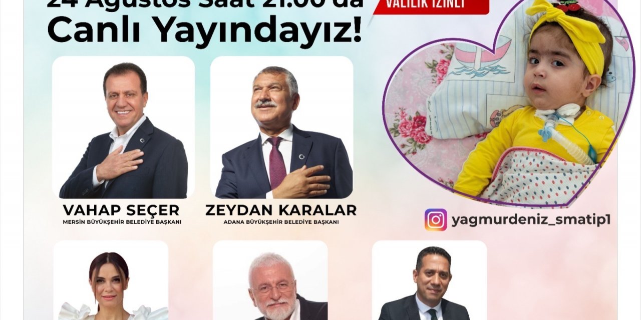 SMA HASTASI YAĞMUR DENİZ İÇİN VAHAP SEÇER’DEN DAYANIŞMA ÇAĞRISI