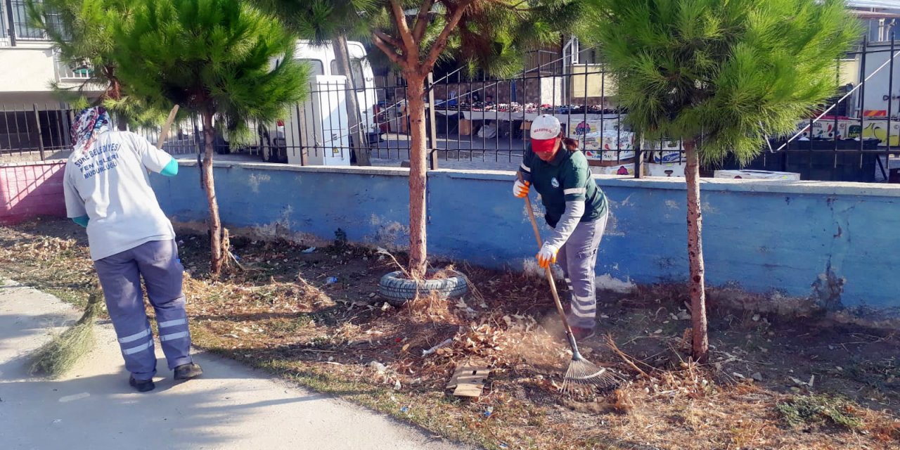 SÖKE BELEDİYESİ’NDEN YÜZ YÜZE EĞİTİM ÖNCESİ OKULLARDA TEMİZLİK