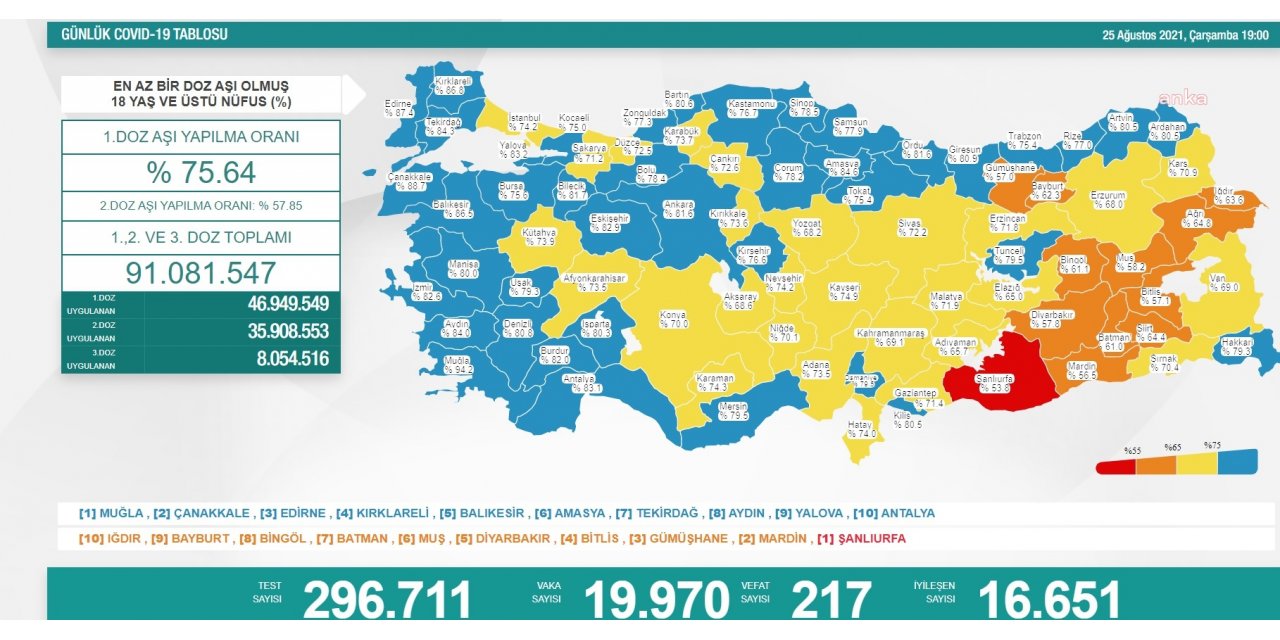 KORONAVİRÜSE 217 CAN DAHA