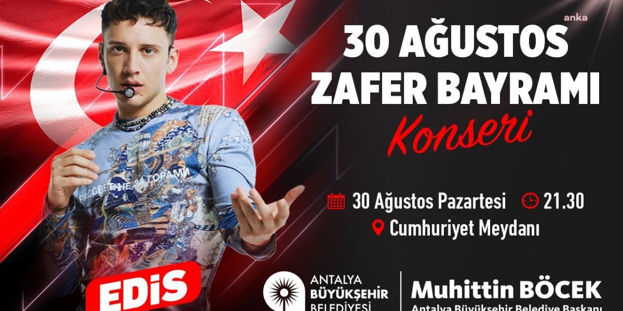 ANTALYA'DA ZAFER BAYRAMI’NA COŞKULU KUTLAMA