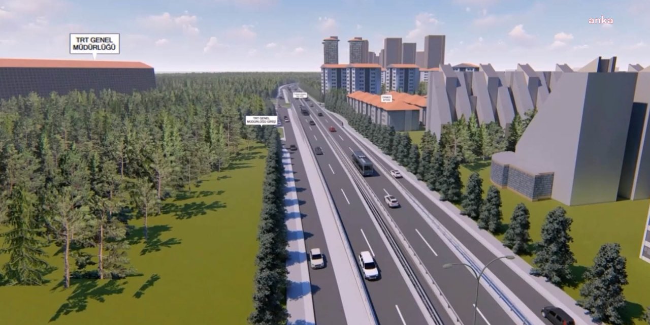 ANKARA BÜYÜKŞEHİR'DEN BİLKENT-İNCEK BULVARI-ÇEVRE YOLU ARASINA YENİ BULVAR VE TRT ÖNÜNE KATLI KAVŞAK