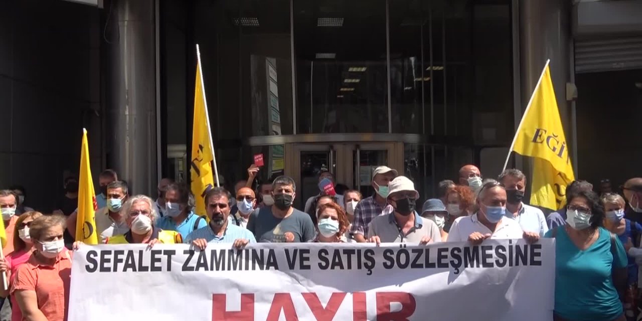 EĞİTİM SEN'DEN ZAM PROTESTOSU: "SATIŞ SÖZLEMESİ DEDİĞİMİZ BU MUTABAKATI KABUL ETMİYORUZ"