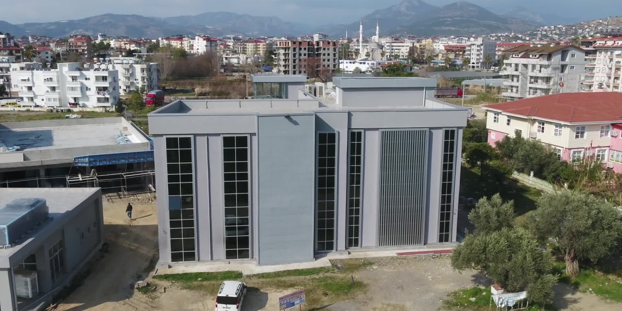GAZİPAŞA KÜLTÜR MERKEZİİNŞAATINDA SONA GELİNDİ