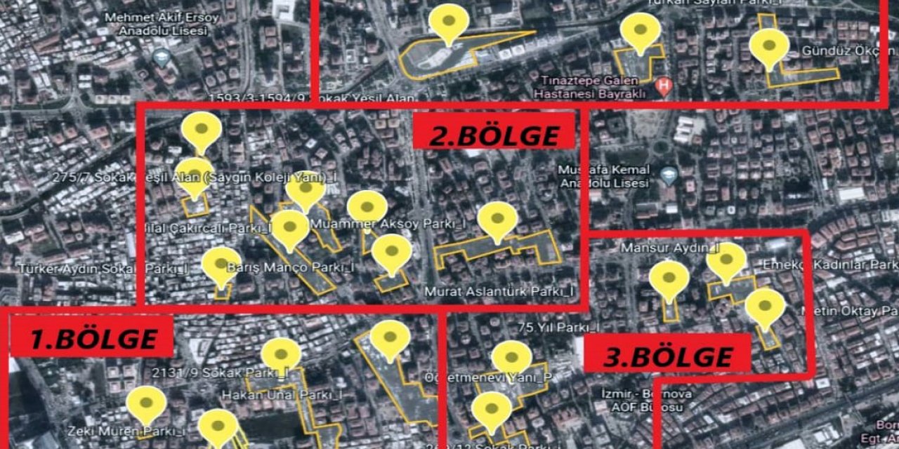 İZMİR DEPREMİNDE ZARAR GÖREN PARKLAR YENİLENİYOR