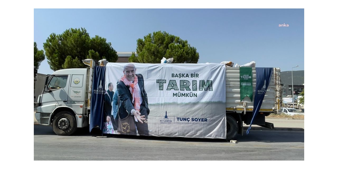 İZMİR BÜYÜKŞEHİR'DEN MUĞLA'DAKİÜRETİCİLERE 350 TON KUZU BÜYÜTME YEMİ