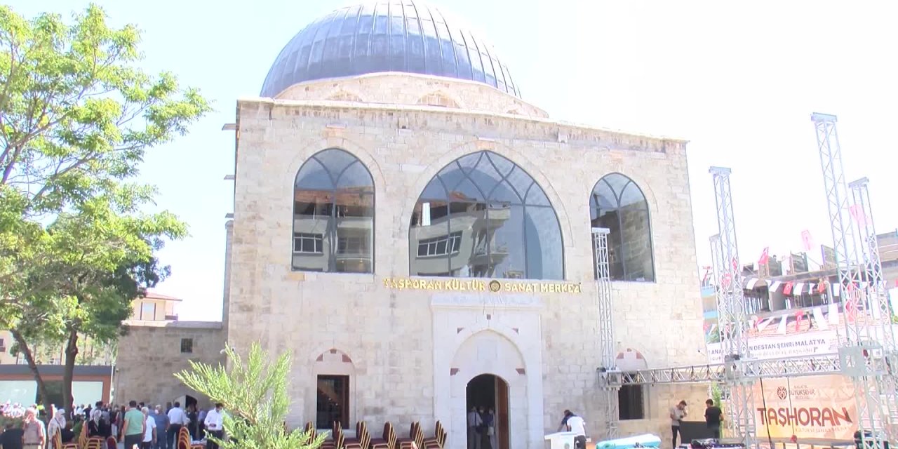 MALATYA’DAKİ TAŞHORAN KİLİSESİ, KÜLTÜR VE SANAT MERKEZİ OLARAK AÇILDI