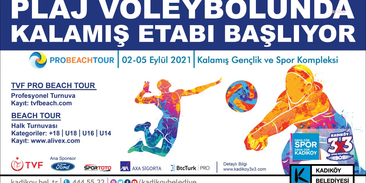 PLAJ VOLEYBOLU TURNUVASI'NDA KADIKÖY ETABI BAŞLIYOR