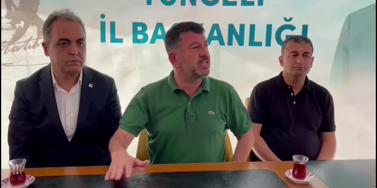 CHP’Lİ AĞBABA’DAN “TUNCELİ” SORUSU: “HER YERE KOŞAN BAKANLAR, TUNCELİ’YE NİYE GELMEDİ? TUNCELİ BAŞKA ÜLKENİN İLİ Mİ?”