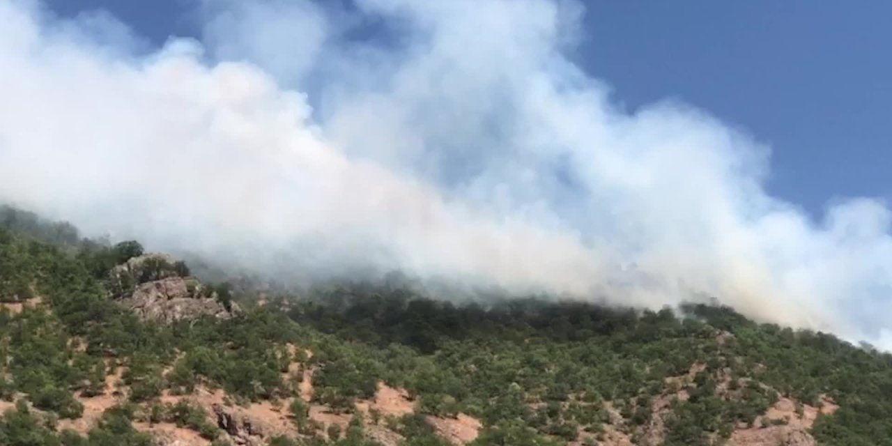 TUNCELİ’DE YENİ BİR YANGIN BAŞLADI