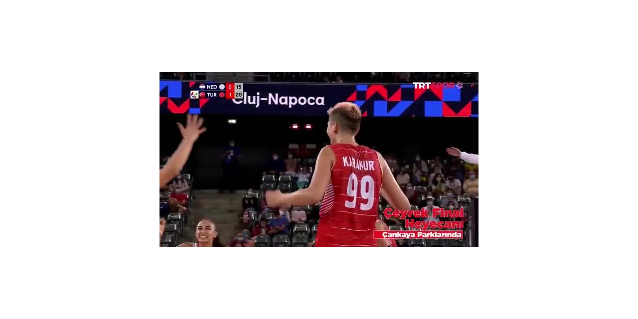 FİLENİN SULTANLARI'NIN ÇEYREK FİNAL MAÇI, ÇANKAYA PARKLARINDA DEV EKRANDA GÖSTERİLECEK