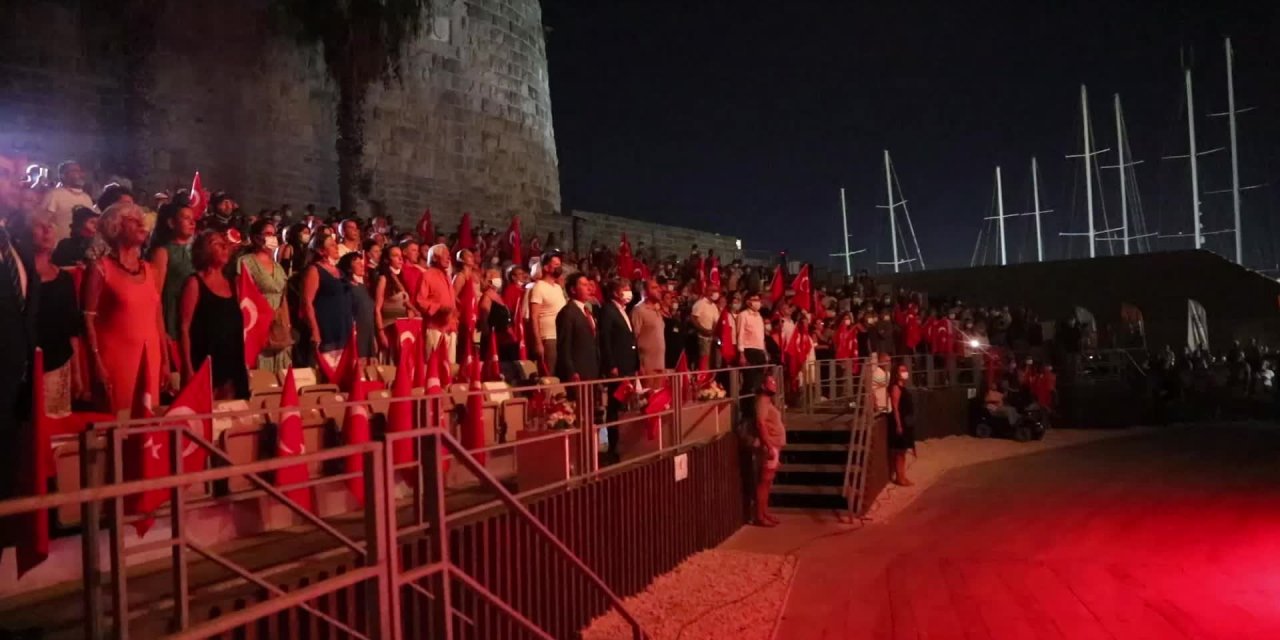 BODRUM'DA 30 AĞUSTOS ZAFER BAYRAMI COŞKUYLA KUTLANDI