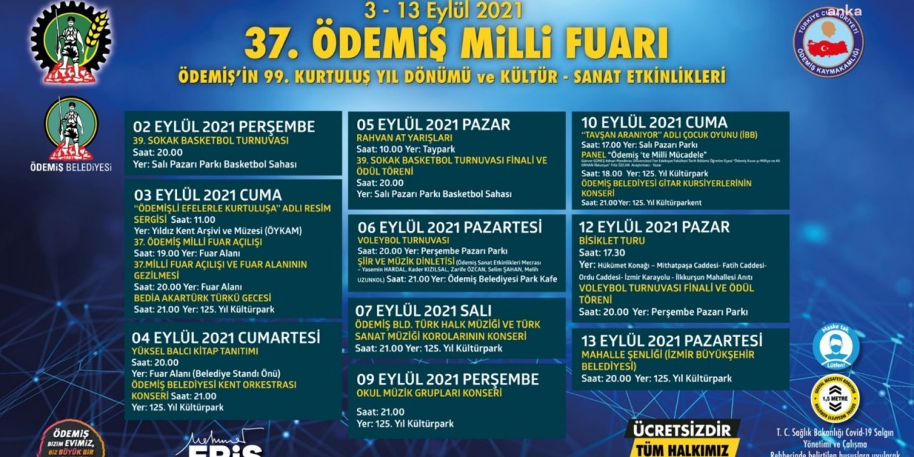 ÖDEMİŞ’TE KURTULUŞŞÖLENİ