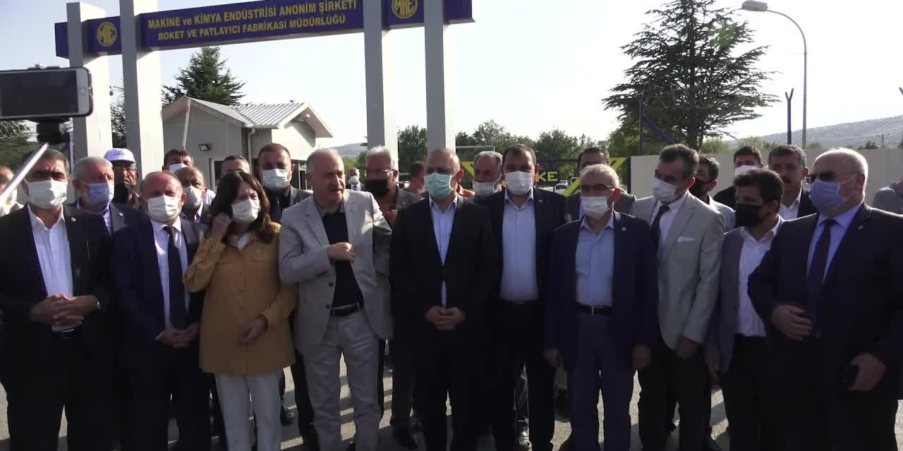 MİLLET İTTİFAKI, ŞİRKETLEŞTİRİLEN MKE ÇALIŞANLARININ DURUMLARINA FABRİKA ÖNÜNDEN TEPKİ GÖSTERDİ: “BU İNSANLAR NEREYE GİDECEK?”