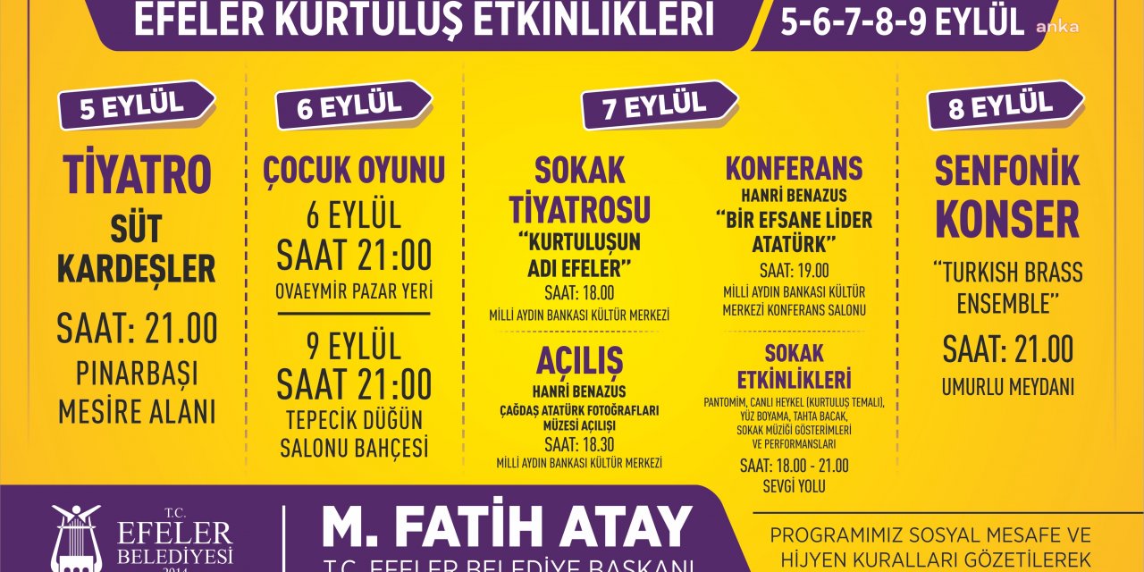 EFELER’İN KURTULUŞU ETKİNLİKLERLE KUTLANACAK