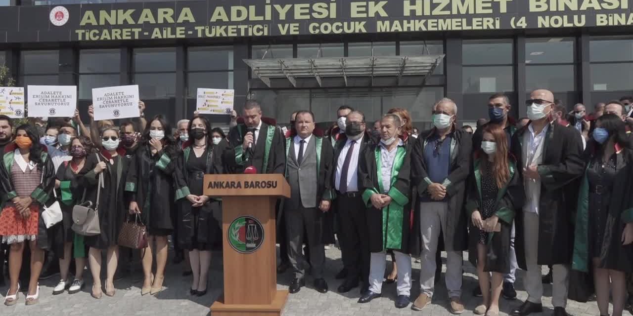 ANKARA BAROSU'NDAN ADLİ YIL AÇIKLAMASI: "ÜLKEMİZDE YENİ ADLİ YILI MAALESEF KUTLAYAMIYORUZ"