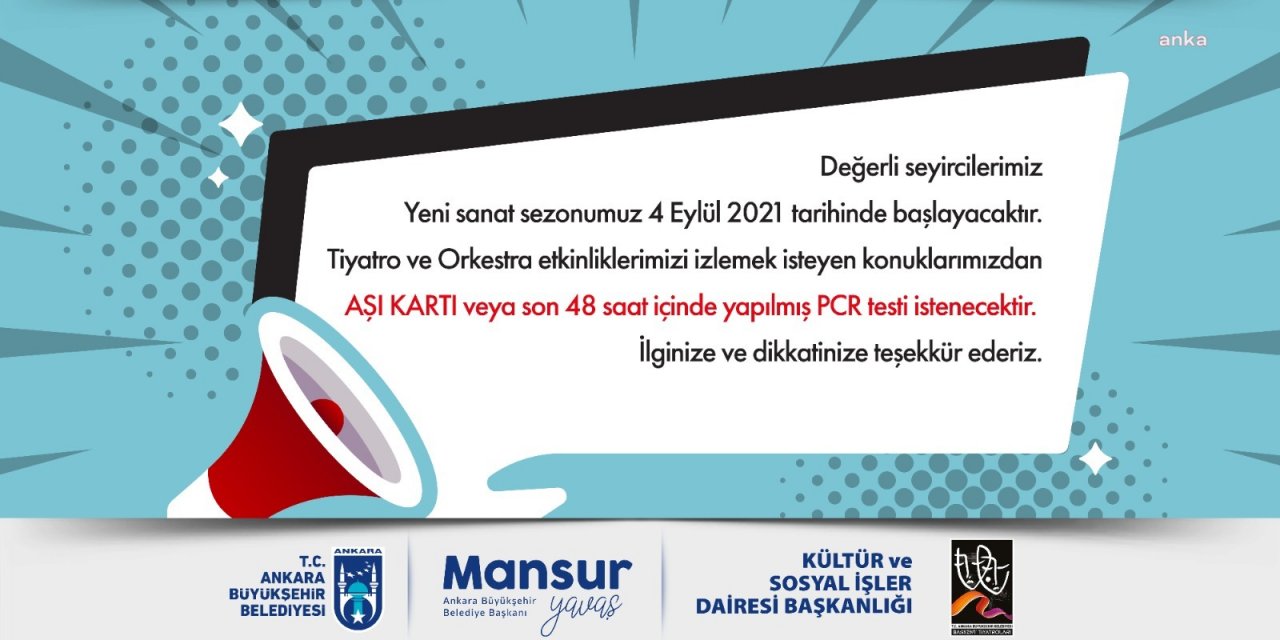 BAŞKENT TİYATROLARI YENİ SEZONU ÇOCUK OYUNLARIYLA AÇIYOR