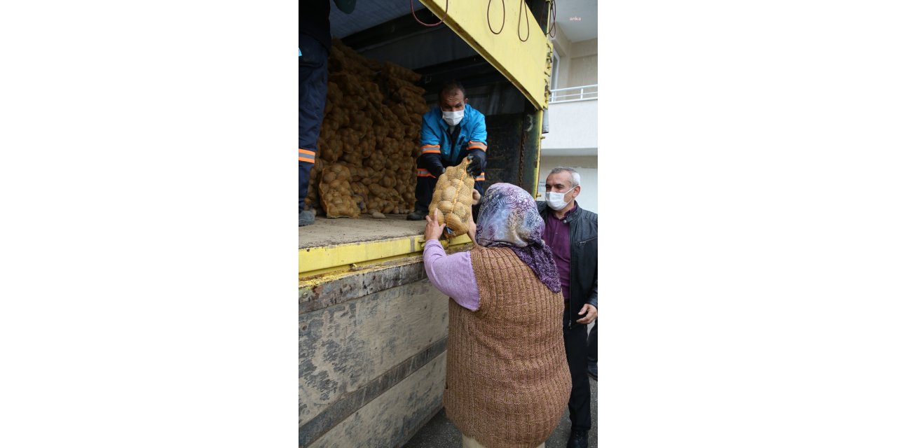 NİLÜFER BELEDİYESİ'NDEN PATATES ÜRETİCİSİNE DESTEK