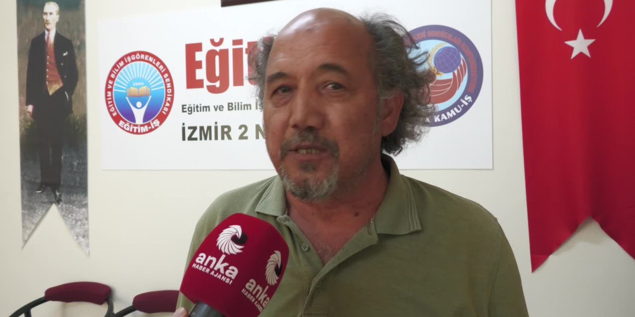 EĞİTİM İŞİZMİR 2 NO'LU ŞUBE BAŞKANI CANGI: DEPREMDE OKULLAR YIKILDI, ÜÇLÜ EĞİTİM BAŞLADI