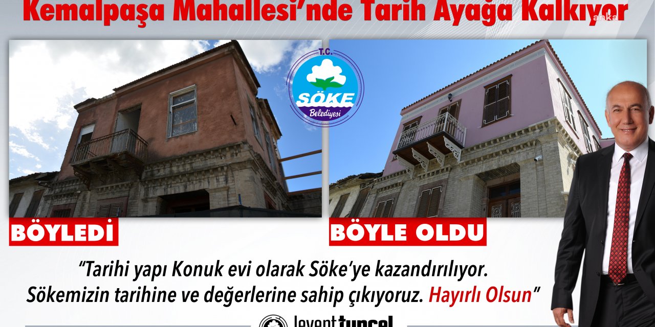 SÖKE’NİN GÖRKEMLİ TARİHİ YAPISI KONUK EVİ’NE DÖNÜŞTÜRÜLDÜ