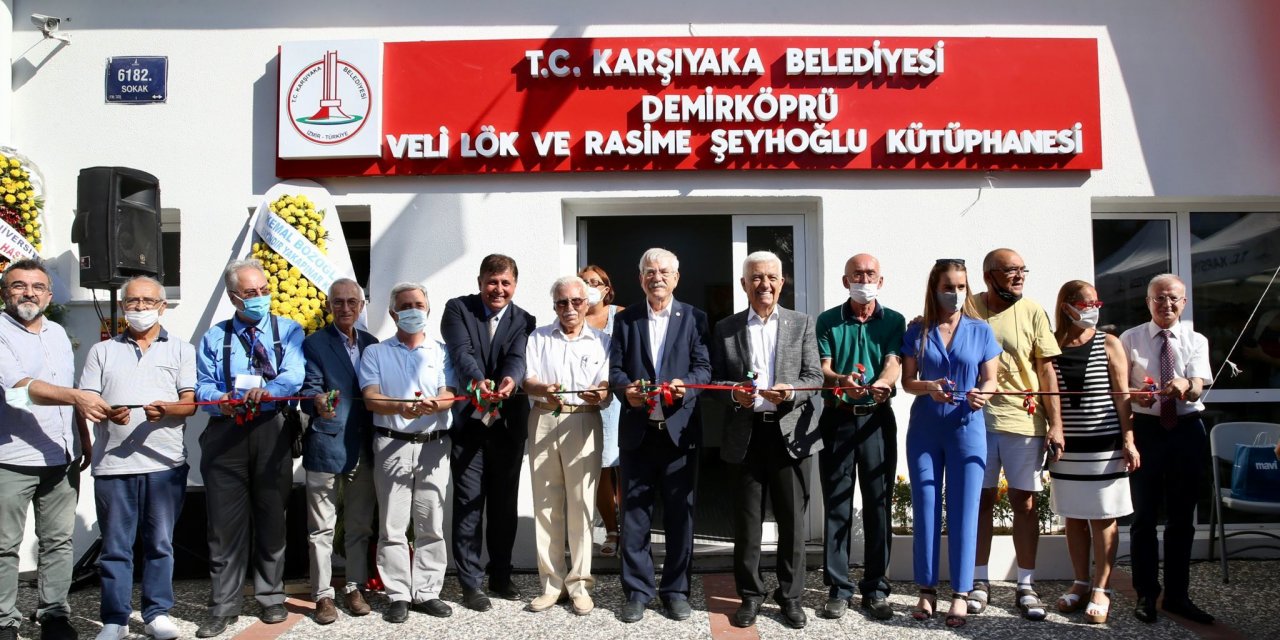 KARŞIYAKA YENİ BİR KÜTÜPHANEYE DAHA KAVUŞTU