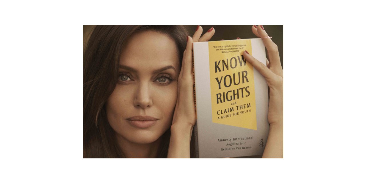 ANGELINA JOLIE VE ULUSLARARASI AF ÖRGÜTÜ'NDEN ÇOCUK HAKLARI İÇİN KİTAP