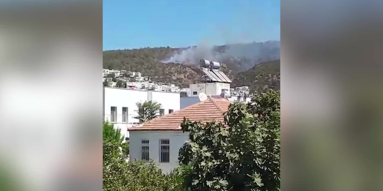 BODRUM’DA ORMAN YANGINI