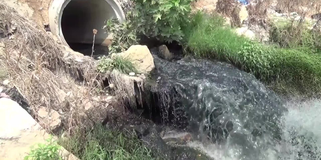 KADİRLİ’NİN SAVRUN ÇAYI KİMYASALLA KARARDI
