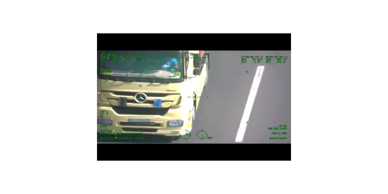 HELİKOPTERLİ DENETİMDE 40 SÜRÜCÜYE 11 BİN LİRA CEZA KESİLDİ