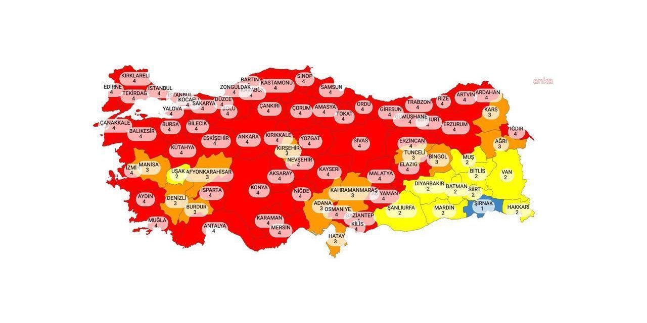 İŞTE HAFTA SONU YASAĞI GELEN 58 İLİN LİSTESİ