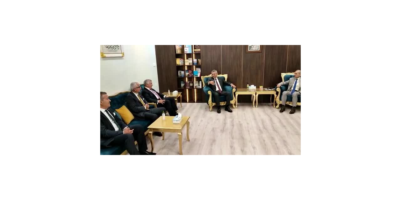 CHP HEYETİ IRAK TÜRKMEN CEPHESİYLE GÖRÜŞTÜ