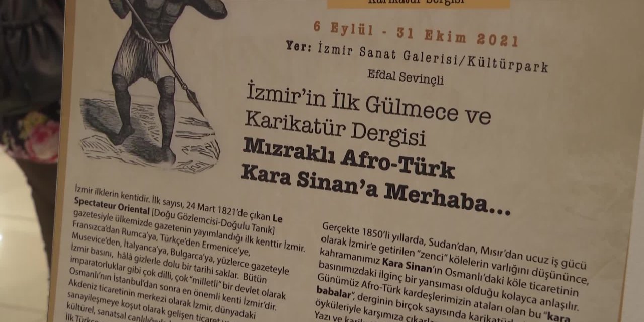 '1875 KARA SİNAN'A MERHABA KARİKATÜR SERGİSİ' İZMİR’DE AÇILDI