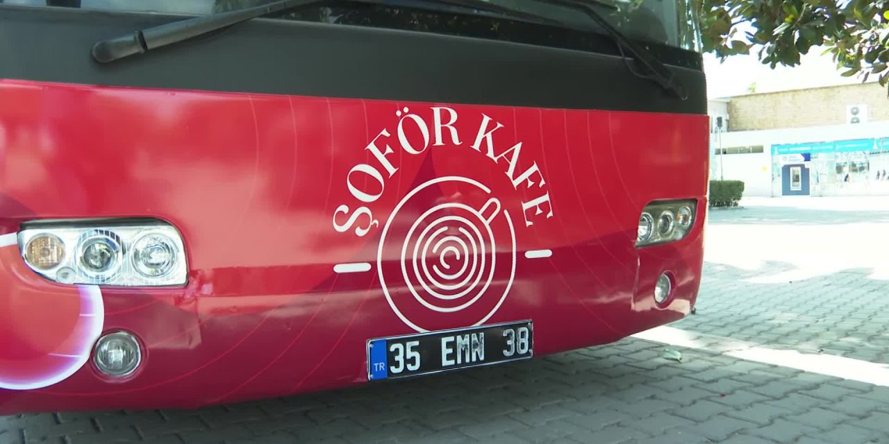 İZMİR'İN ESKİ OTOBÜSLERİ HURDA DEĞİL KAFE OLUYOR