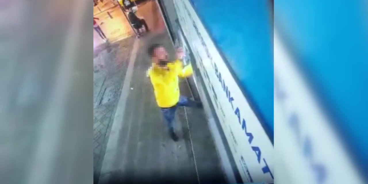 KREDİ VERMEYEN BAKANIN ATM EKRANLARINI KIRDI