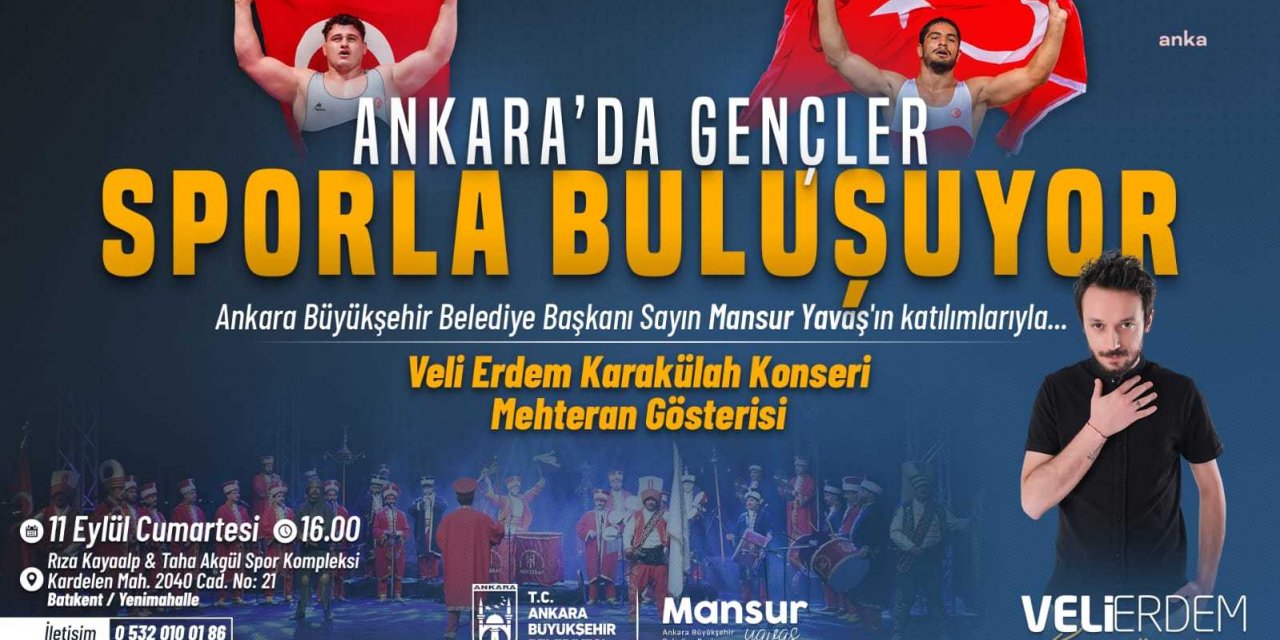 MANSUR YAVAŞ, GENÇLERİ SPOR KURSUNA DAVET ETTİ