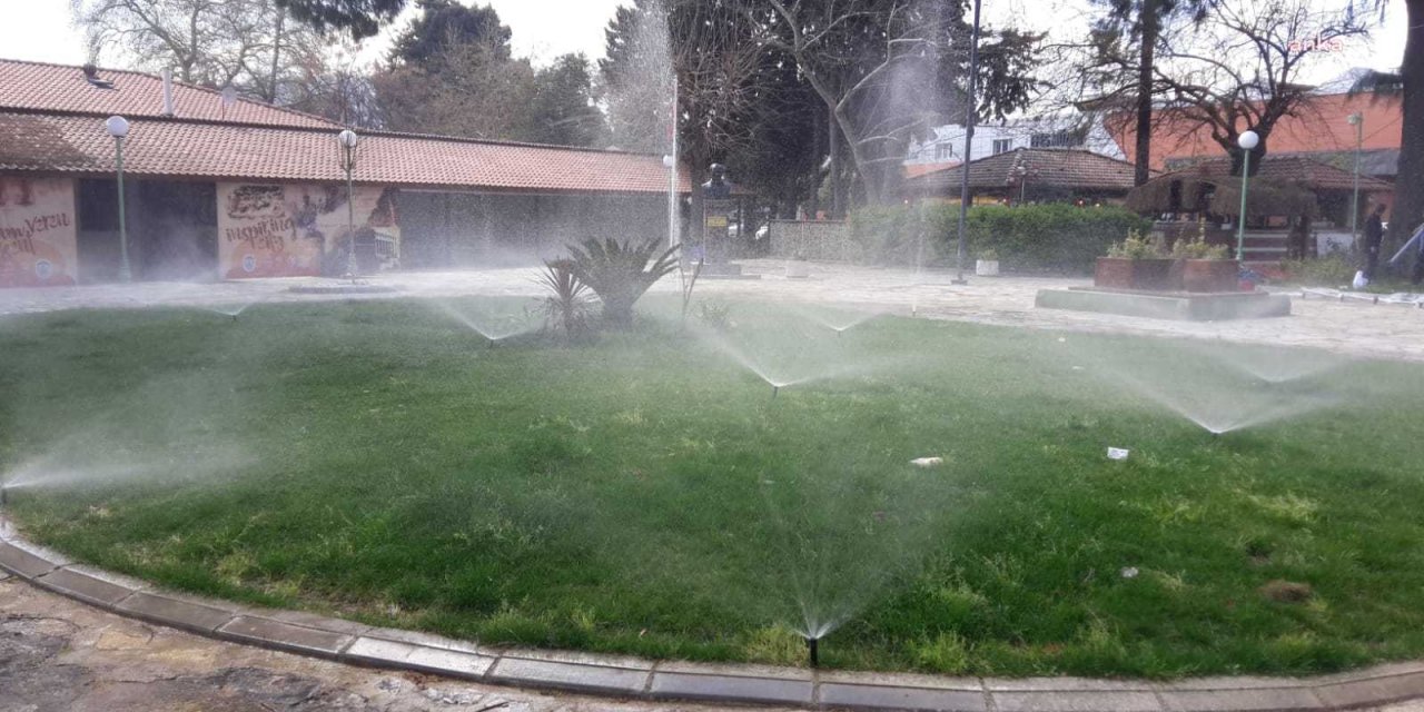 EFES SELÇUK BELEDİYESİ, OTOMATİK SULAMA İLE YÜZDE 93 TASARRUF SAĞLADI