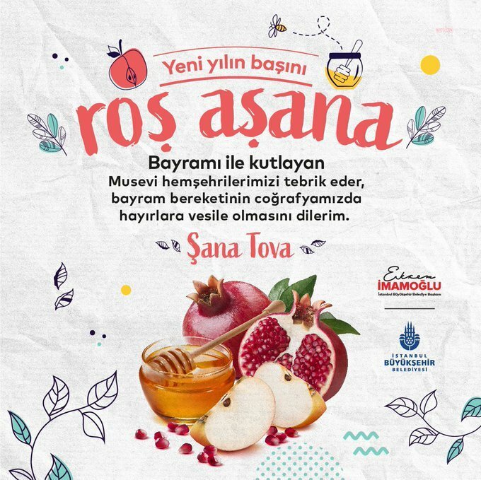 İBB BAŞKANI İMAMOĞLU, MUSEVİLERİN BAYRAMINI KUTLADI