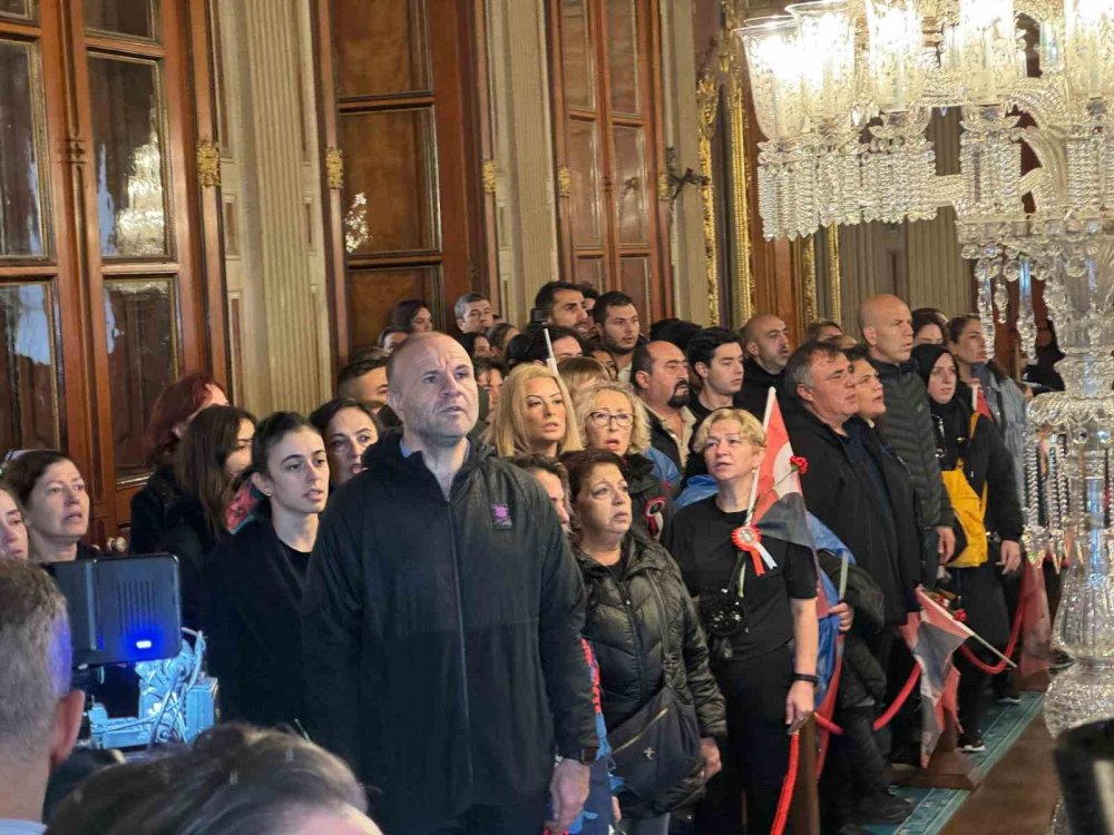 GAZİ MUSTAFA KEMAL ATATÜRK, VEFATININ 86. YIL DÖNÜMÜNDE DOLMABAHÇE SARAYI’NDA ANILDI