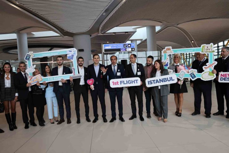 İSTANBUL HAVALİMANI’NIN 110’UNCU HAVAYOLU SKY EXPRESS OLDU