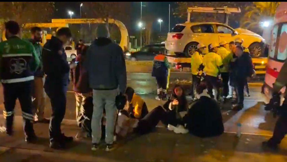 MALTEPE’DE TRAFİK KAZASI: 4 YARALI