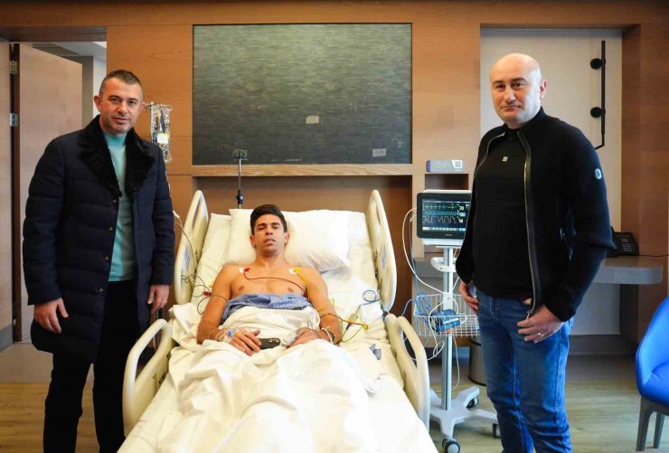 BAŞKAN HÜSEYİN YÜCEL’DEN GABRİEL PAULİSTA’YA GEÇMİŞ OLSUN ZİYARETİ
