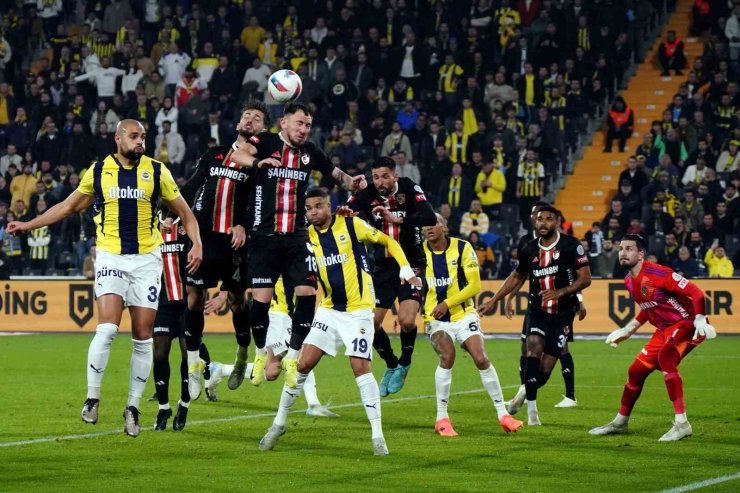 TRENDYOL SÜPER LİG: FENERBAHÇE: 3 - GAZİANTEP FK: 1 (MAÇ SONUCU)