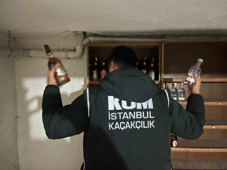 İSTANBUL’DA SAHTE İÇKİ OPERASYONU: 1 GÖZALTI