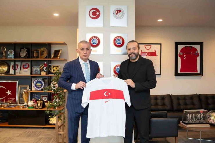 ERSEN KÜÇÜK’TEN, TFF BAŞKANI HACIOSMANOĞLU’NA ZİYARET