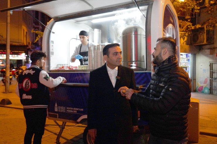 BEYOĞLU’NDA VATANDAŞLARIN İÇİNİ ISITAN UYGULAMA