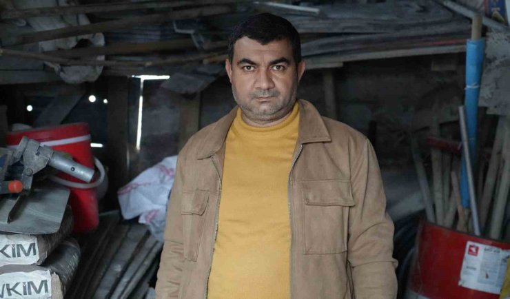 EL ARABASIYLA GELİP İNŞAAT MALZEMELERİNİ ÇALDILAR