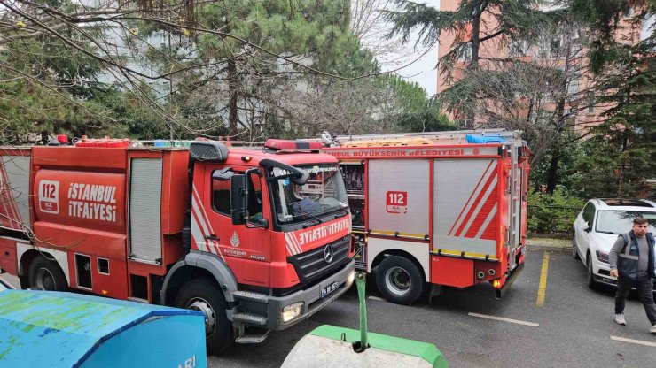BEŞİKTAŞ’TA SİGARASINI SÖNDÜRMEDEN ATTI, 8 KATLI BİNANIN KAZAN DAİRESİNDE YANGIN ÇIKTI